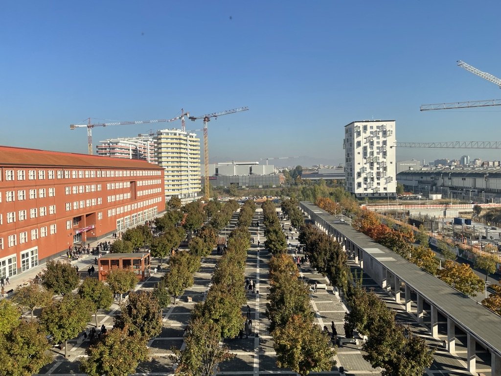 Il campus di Milano-Bicocca visto dall'alto